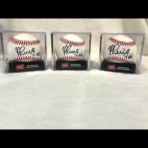 Yasiel puig signed baseball